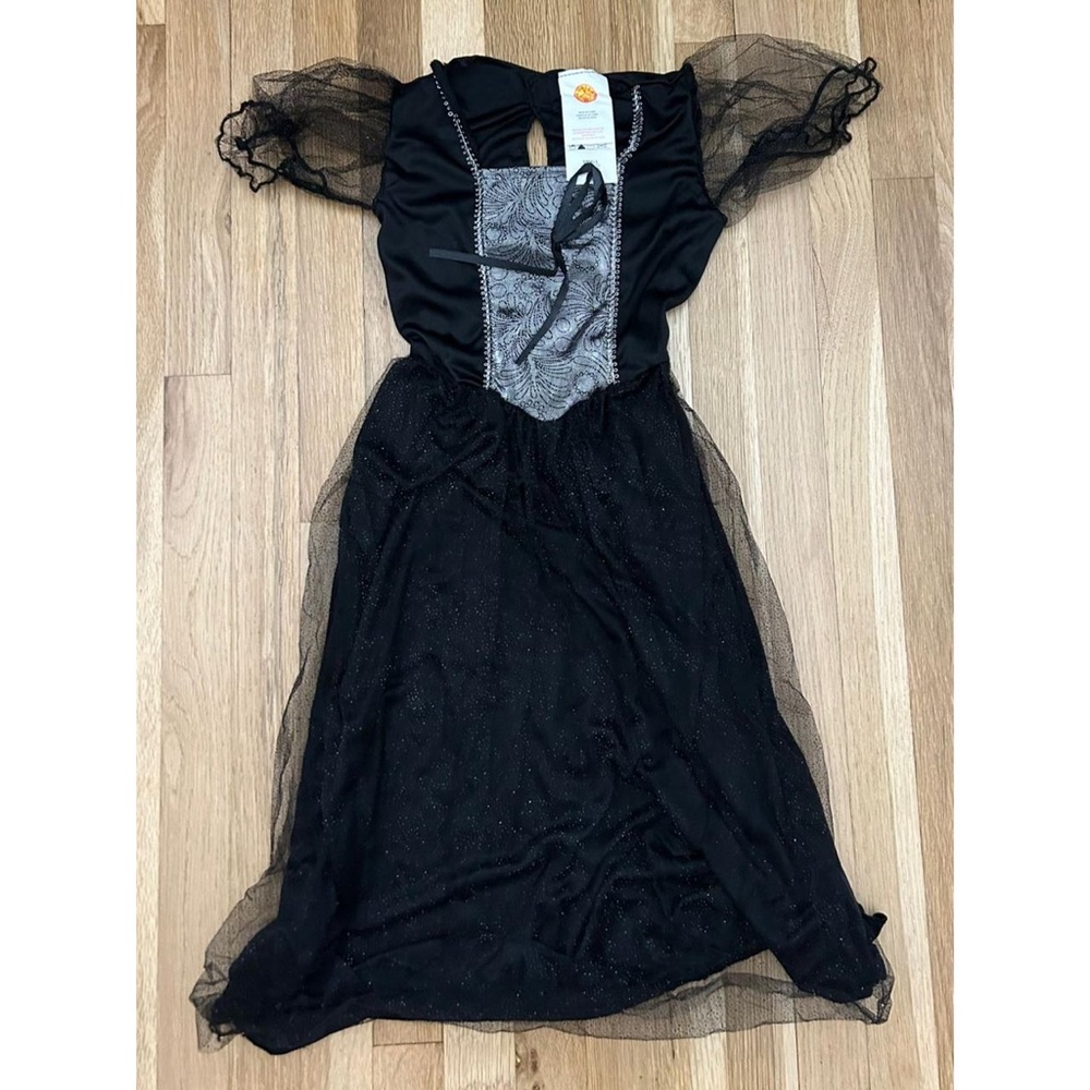 Rubies Witches & Wizard Girls Regal Witch Dress/Hat Costume Set - Picture 7 of 16